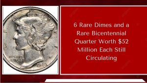 6 Rare Dimes and a Rare Bicentennial Quarter Worth $52 Million Each Still Circulating