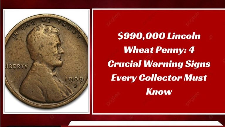 $990,000 Lincoln Wheat Penny: 4 Crucial Warning Signs Every Collector Must Know