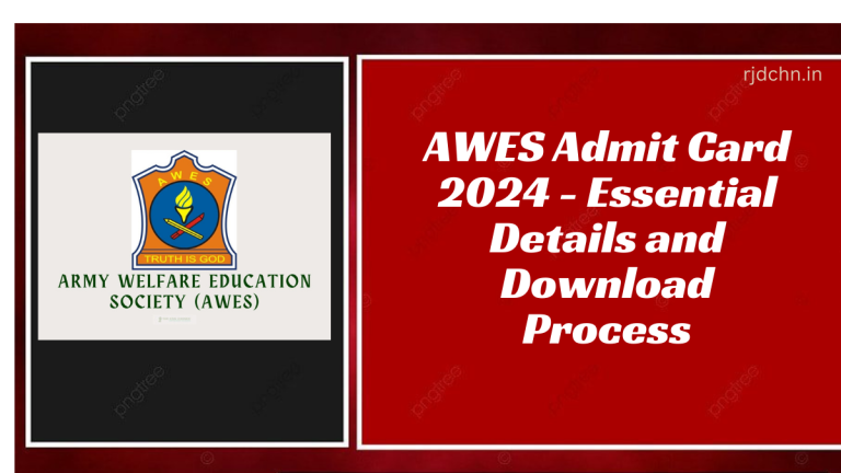 AWES Admit Card 2024 - Essential Details and Download Process