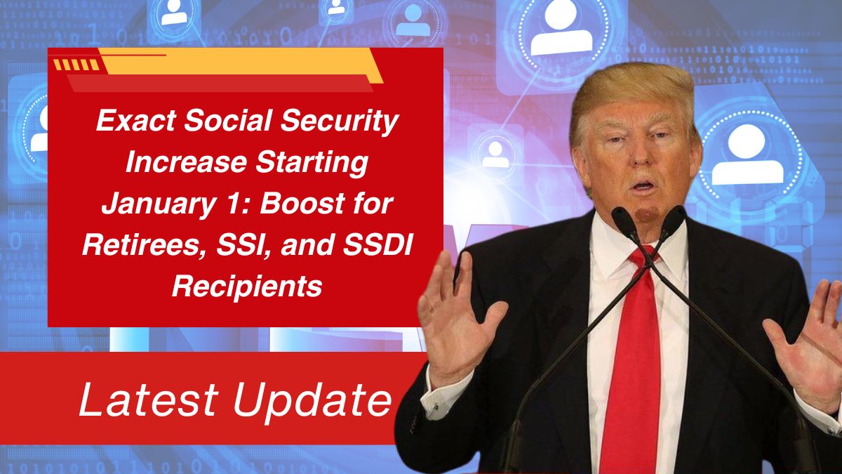 Exact Social Security Increase Starting January 1: Boost for Retirees, SSI, and SSDI Recipients