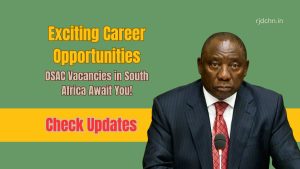 Exciting Career Opportunities: DSAC Vacancies in South Africa Await You!