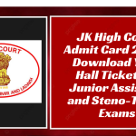 JK High Court Admit Card 2024 - Download Your Hall Ticket for Junior Assistant and Steno-Typist Exams