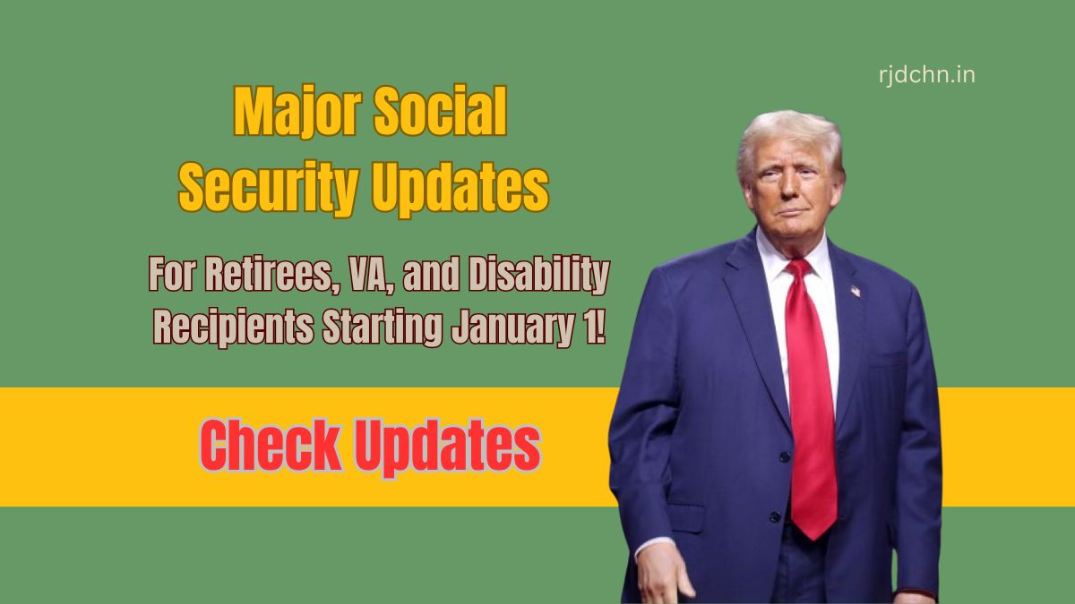 Major Social Security Updates for Retirees, VA, and Disability Recipients Starting January 1!