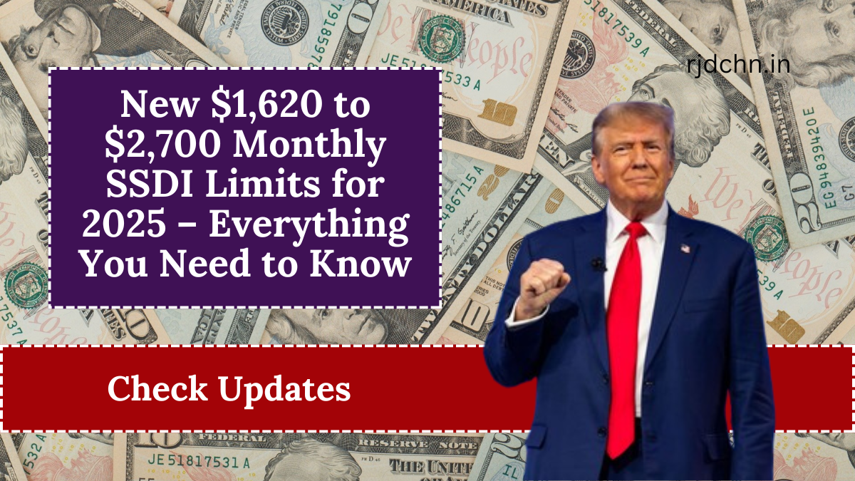 New $1,620 to $2,700 Monthly SSDI Limits for 2025 – Everything You Need to Know