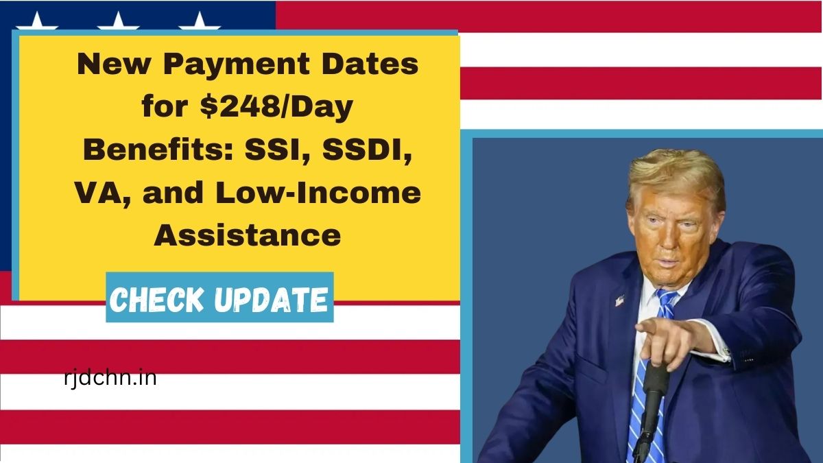 New Payment Dates for $248/Day Benefits: SSI, SSDI, VA, and Low-Income Assistance