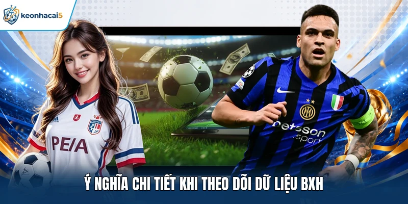 Ý nghĩa chi tiết khi theo dõi dữ liệu BXH