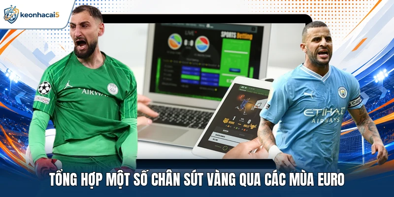 Vô Địch Châu Âu - Hành Trình Chinh Phục Đỉnh Cao Bóng Đá 4 Tổng hợp một số chân sút vàng qua các mùa Euro
